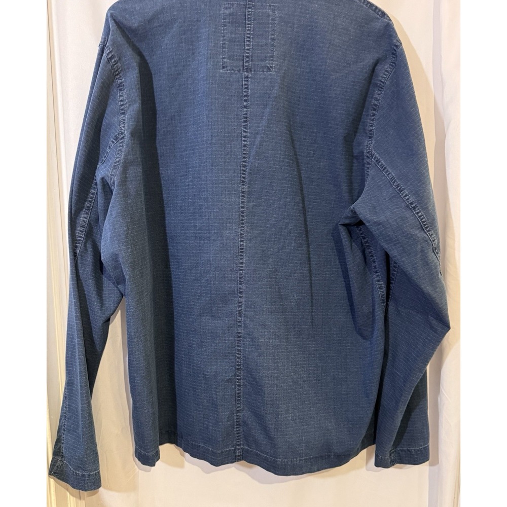 Vineyard Vines NWT Chore Jacket Men's XL Medium Blue Patch Pockets Buttons - Picture 2 of 8